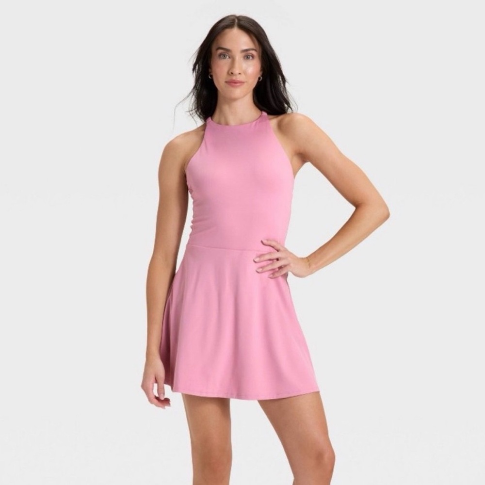 All In Motion Pink High Neck Athletic Dress Size XL
